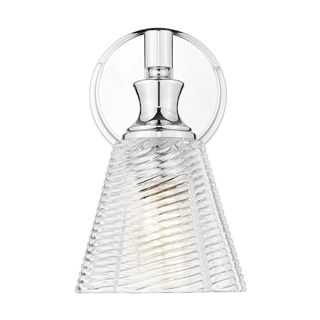 Z-Lite Auden Chrome 1 Light Wall Sconce 7704-1S-CH