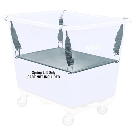 Royal Basket Trucks Cube Truck Spring Lift Kit, Gray G08-GGX-PSN