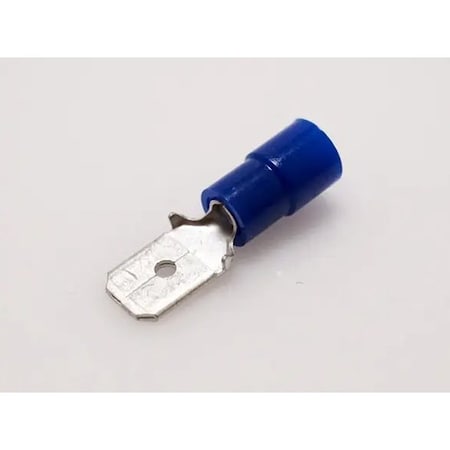 Nichifu Half-Insulated Disconnect Terminals, Male, AWG 14 TMEV 480520-M-BLU