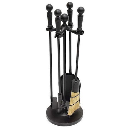 Minuteman Paxton Mini Fireplace Tool Set, Black MINI-14BK