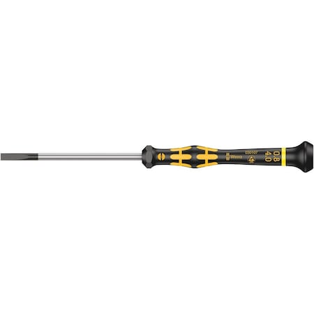 Wera 1578 A ESD Kraftform Micro screwdriver for slotted screws, 0.23 x 1.5 x 40 mm 5030101001