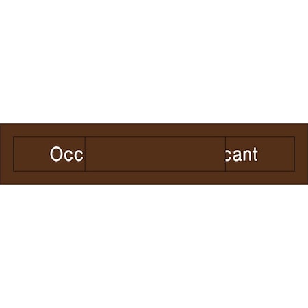 Nmc Vacant Engraved Office Occupancy Sign, EN302BN EN302BN