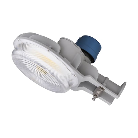Nuvo 60 Watt LED Area Light with Photocell CCT Selectable and Dimmable Gray Finish 120-277 Volts Ultra Br 65/683
