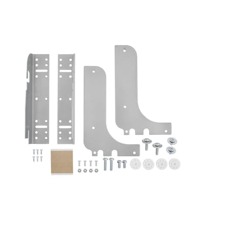 Rev-A-Shelf Accessory, Steel, Silver, 1.5 in W, 8 in H, 2.13 in D RV DM17 KIT