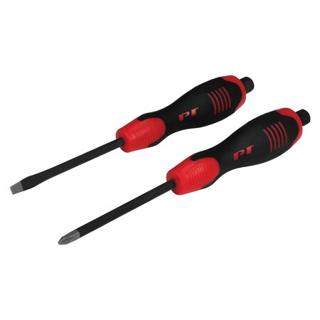 Performance Tool 2-Piece Go-Through Diamond Tip Screwdriver Set, 2PK W1730