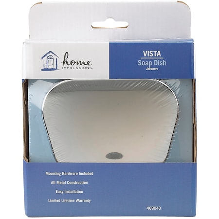 Home Impressions Vista Chrome Soap Dish 409043