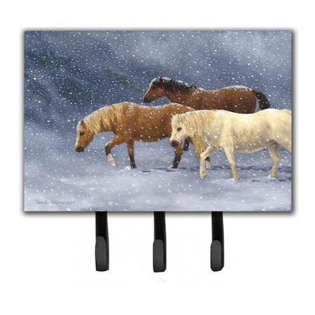 Carolines Treasures Seeking Shelter Horses Leash or Key Holder ASA2197TH68