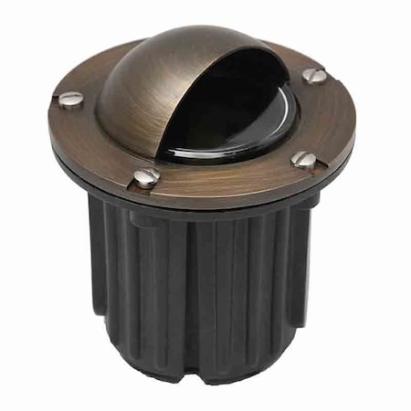 Westgate ADJUSTABLE FG/BRASS PATH WELL LIGHT ANTIQUE, 5W LED MR16 400L 3000K, Antique Bronze WL-707-FGBZ
