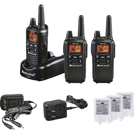 Midland Radio Two Way Radio, 22 Channels, PK3 LXT633VP3