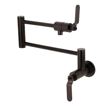 Kingston Brass Wall Mount Pot Filler Faucet, Oil Rubbed Bronze KS4105KL