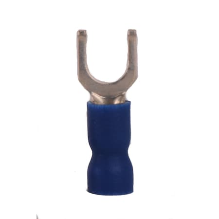 Hillsdale Terminal Fork Terminal, #10 Stud Size, 14 AWG, Vinyl Insulated, 1000 PK 50163