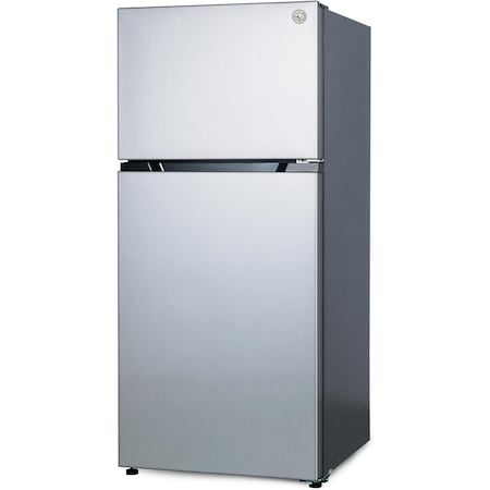 Commercial Cool 18 cu.ft Top Mount Refrigerator / Freezer with ice maker -Stainless Look CCR1800GIMS