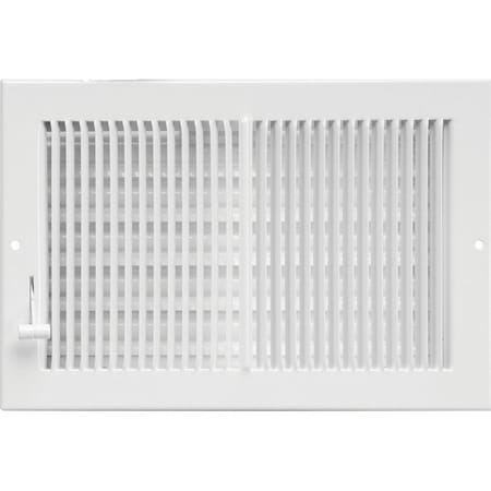 Imperial MultiShutter Register, 714 in L, 1314 in W, Steel, White RG0299