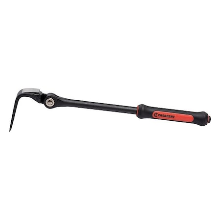 Crescent Pry Bar, 18In Indexing, Flat, Crescent DB18X-06