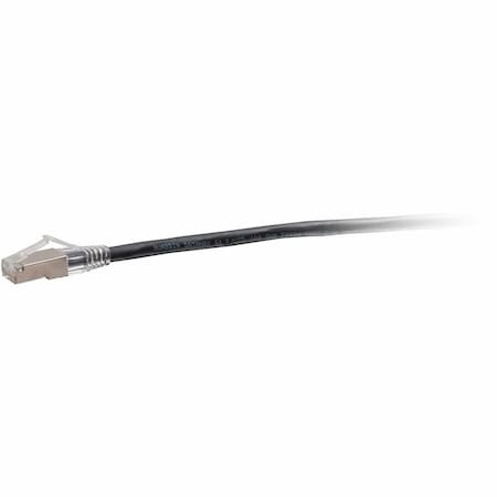 C2G QS 35FT/10.7M BLK BOOTED C6A STP CM TAA C2G43850
