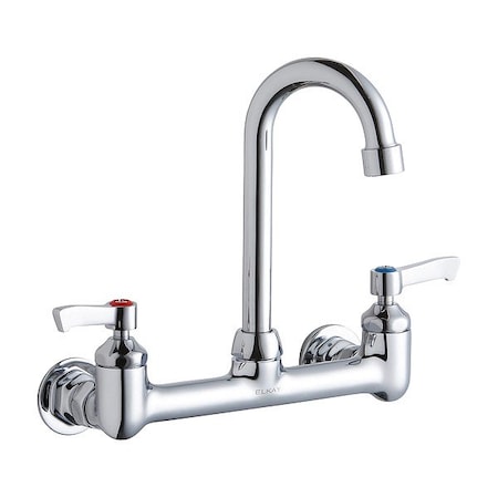 Elkay Handle-Operated Faucet, Manual, Gooseneck LK940GN04L2H