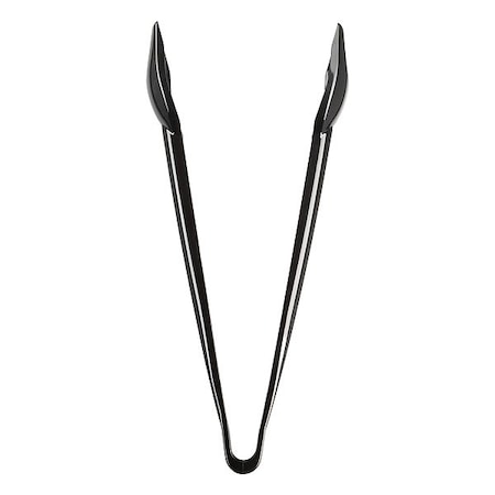 Carlisle Foodservice Salad Tong, Black, 9.03 In, PK12 460903