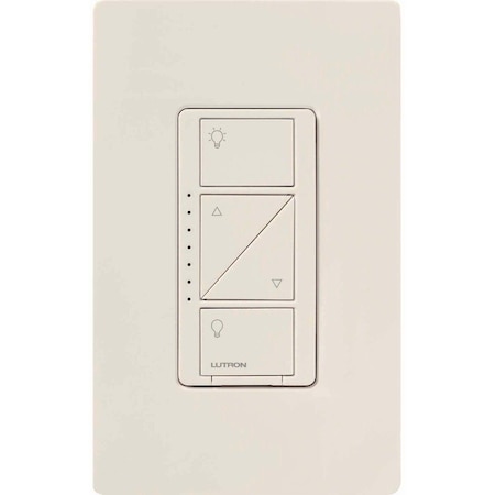 Lutron Lght Dmr, Switch Only, 120V AC, L Almd PD-6WCL-LA