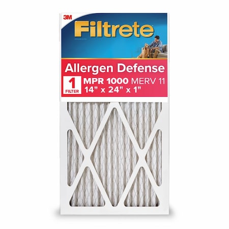 3M 14x24x1 Pleated Air Filter 9823-4