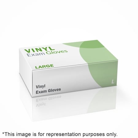 Oasis Disposable Gloves, Vinyl, Powder-Free, L, 100 PK VINYL-L