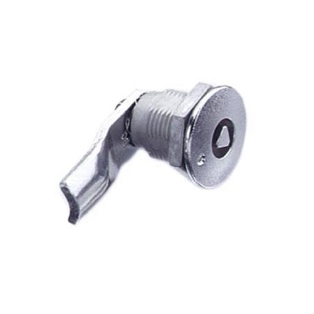 Southco Quarter-Turn Cam Latch, 7 mm Triangle Recess, 16mm .63 in Grip, Not Sealed Zinc Alloy E5-2-021-050