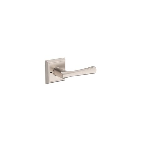 Baldwin Residential Door Levers Privacy Right Hand Satin Nickel PVWYNCHR150