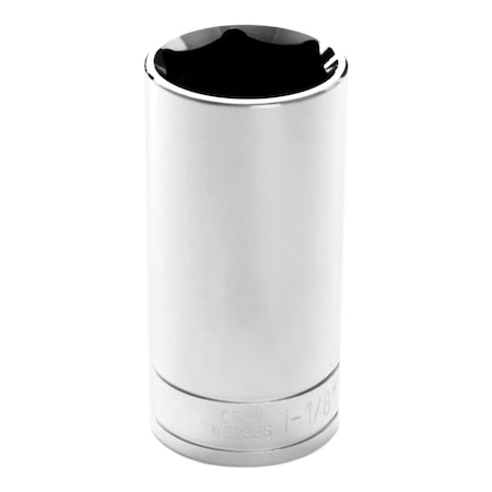 Performance Tool 1/2 in. Drive 1-1/8 in. 6-Point Deep Socket W32336