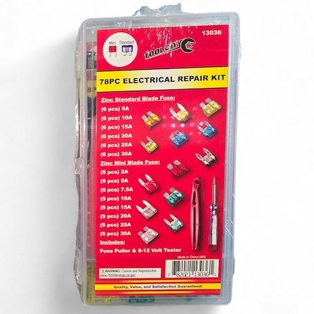 Tool City 78 PIECE FUSE ASSORTMENT 13036