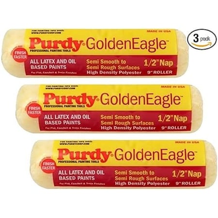 Krylon Purdy Golden Eagle 9 In. x 1/2 In. Knit Fabric Roller Cover 144608093