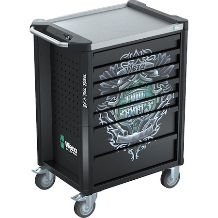 Wera 9706 Tool Rebel roller cabinet Stainless 2 5150136001
