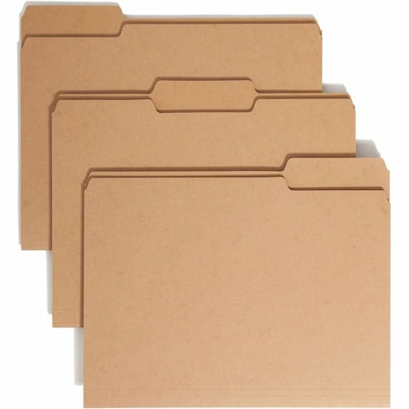 Smead Reinforced Tab Folder, Kraft, Pk50 10830