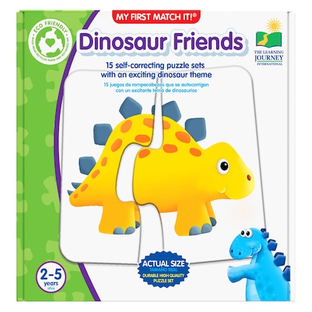The Learning Journey International My First Match It, Dinosaur Friends 119082