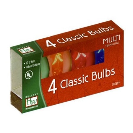 Bsc Preferred C7Multi Repl Bulb, 4PK 1047-88