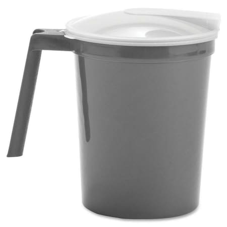 Medline Carafe, 1000cc with handle and lid, mauve, 100PK DYND80535