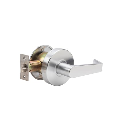 Trans Atlantic Co. LSV Series Saturn Style Standard-Duty Commercial Cylindrical Lever, Grade 2 Exit in Brushed Chrome DL-LSV20-US26D