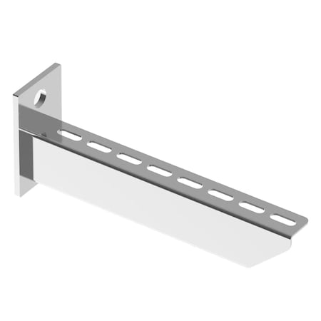 Kable Kontrol Reinforced Wall Support Bracket, 6in W, 304 Stainless Steel KK-RFB-6-304SS