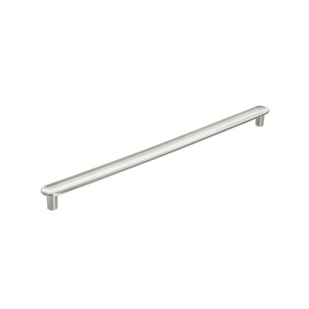 Amerock Concentric 10-1/16 in 256 mm Center-to-Center Polished Nickel Cabinet Pull BP36834PN