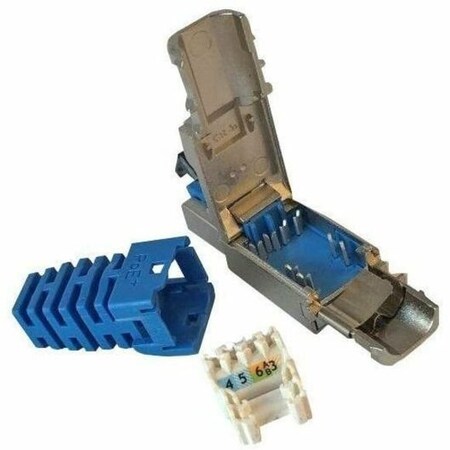 Platinum Tools POE+ 10GIG RJ45 SHIELDED FIELD PLUG. 2/CLAMSHELL 106251C