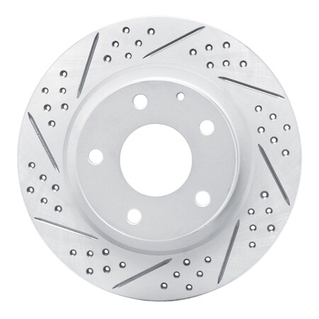 Dynamic Friction Co DFC Geoperformance Rotor - Drilled and Slotted 830-80051L