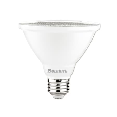 Bulbrite 75 Watt Equivalent PAR30SN Dimmable Medium Screw LED Light Bulb Soft White Light 3000K, 4PK 861722