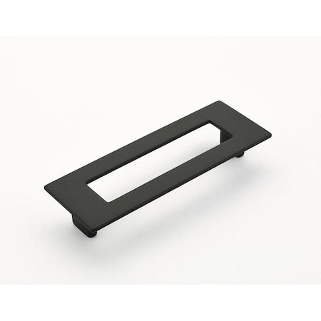 Schaub 128mm Center to Center Rectangular Finestrino Cabinet Pull Matte Black Finish 445-MB