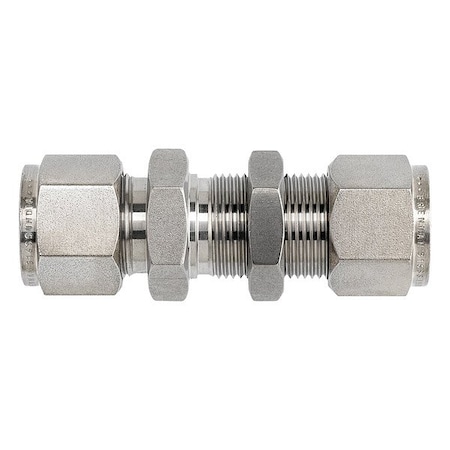 Brennan Industries Strt, SS, Comp. 5/8 in, Comp. 3/4 in NS2700-LN-10-10-SS