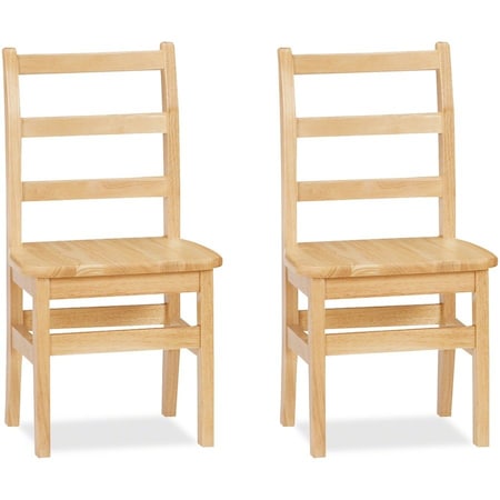 Jonti-Craft KYDZ Ladderback Chair Pair, 14 in. Height 5914JC2