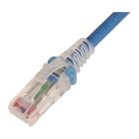 Siemon CBL ASSY MOD 26-4PR STRANDED, CAT6 T568A/B 3FT MC6, GREEN W/CLEAR BOOT MC6-03-07