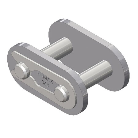 Senqcia Hi-Max Single Strand Spring Clip Connecting Link, 60F chain, .75P, 1.24 OAW, .235 Pin 60FHMCL