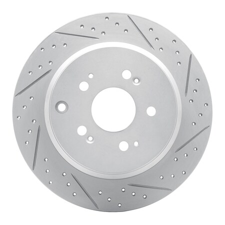 Dynamic Friction Co DFC Geoperformance Rotor - Drilled and Slotted 830-59054R