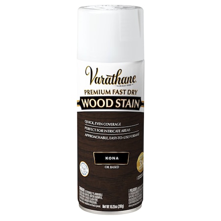 Varathane Premium Fast Dry Wood Stain Spray, Kona, 10.25 oz 385550
