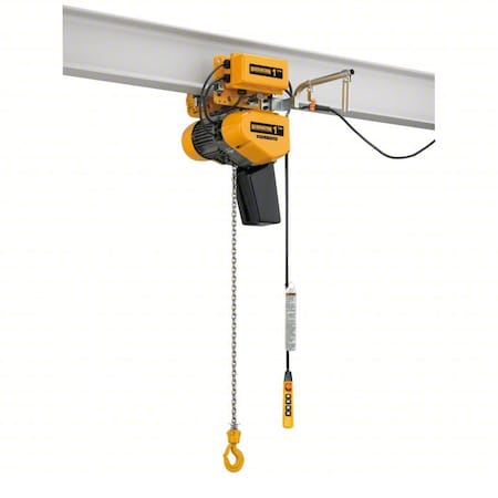 Harrington Electric Chain Hoist, 1000 lb cap. SEQM005SD-15