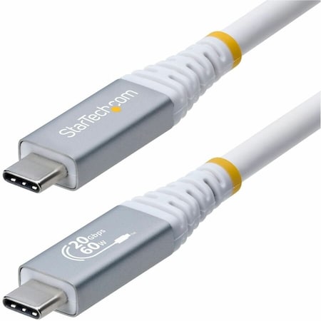 Startech.Com 10FT/3M USB-IF CERTIFIED USB4 CABLE SUPPORTS 20GBPS; DISPLAYPORT 2.1 VIDEO W/ DS CC10FT20GUSB4CXW