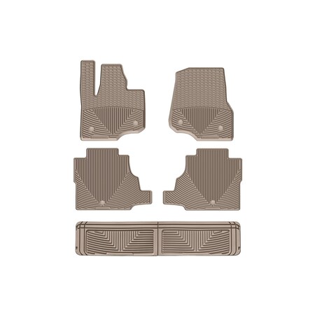 Weathertech Tan, Front, Rear, and Rear All Weather Floor Mats W477TN-W500TN-W60TN